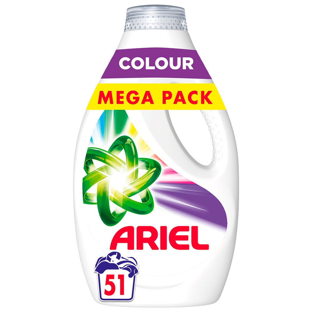 Ariel Colour Washing Liquid 51 Washes 1785ml