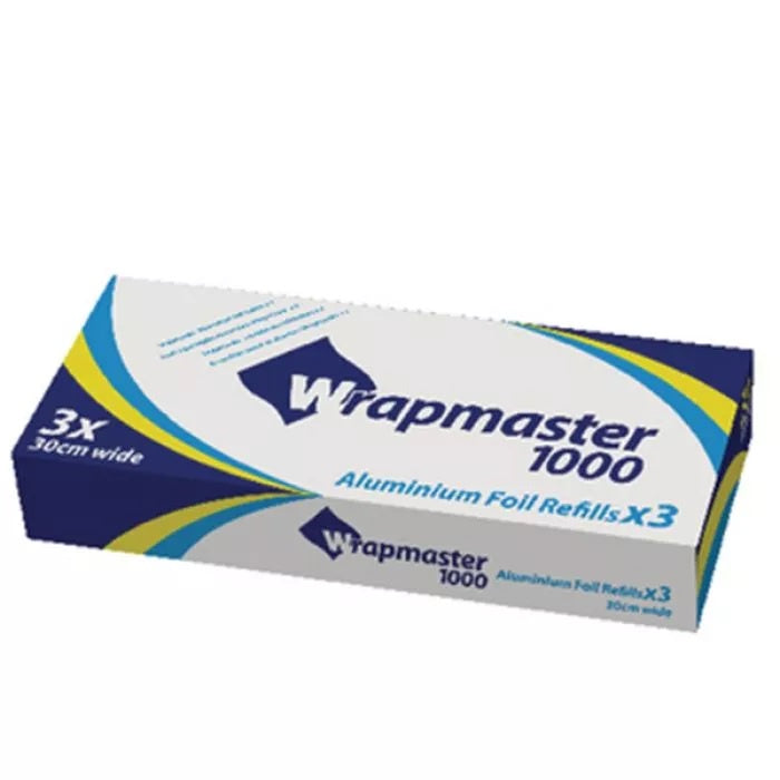 Foil Wrapmaster 1000 300mm x  30m refill 3pk