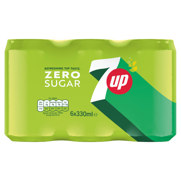 7Up Zero 6 x 330ml