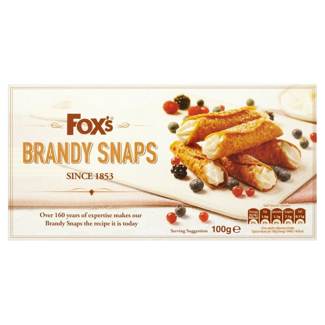 Foxs Brandy Snaps 100g