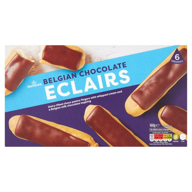 Morrisons 6 Eclairs Frozen Dessert 160g