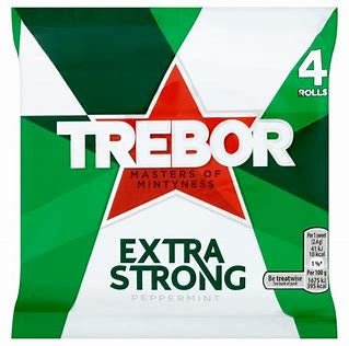 Trebor Extra Strong Peppermint 4 Rolls 165.2g