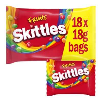 Skittles Fruits Funsize 18Pk 324GM