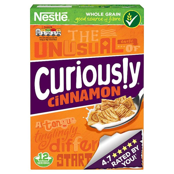 Nestle Curiously Cinnamon Cereals 375g