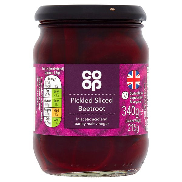 Co Op Sliced Beetroot In Vinegar 340g