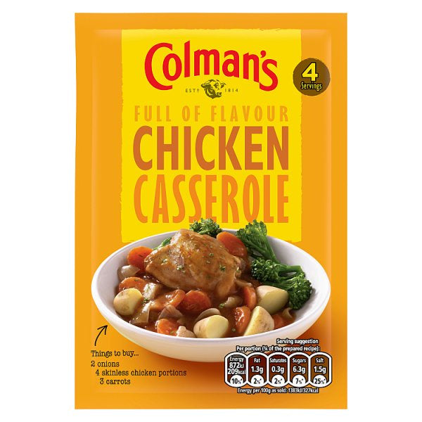 Colmans Chicken Casserole 40g