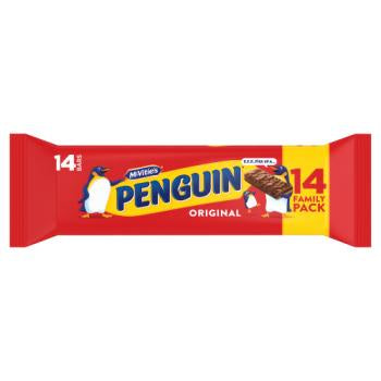 Mc Vities Penguin Milk Chocolate Biscuit Bars 14pk