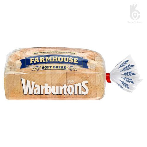 Warburtons Original Farmhouse White Bread 800g