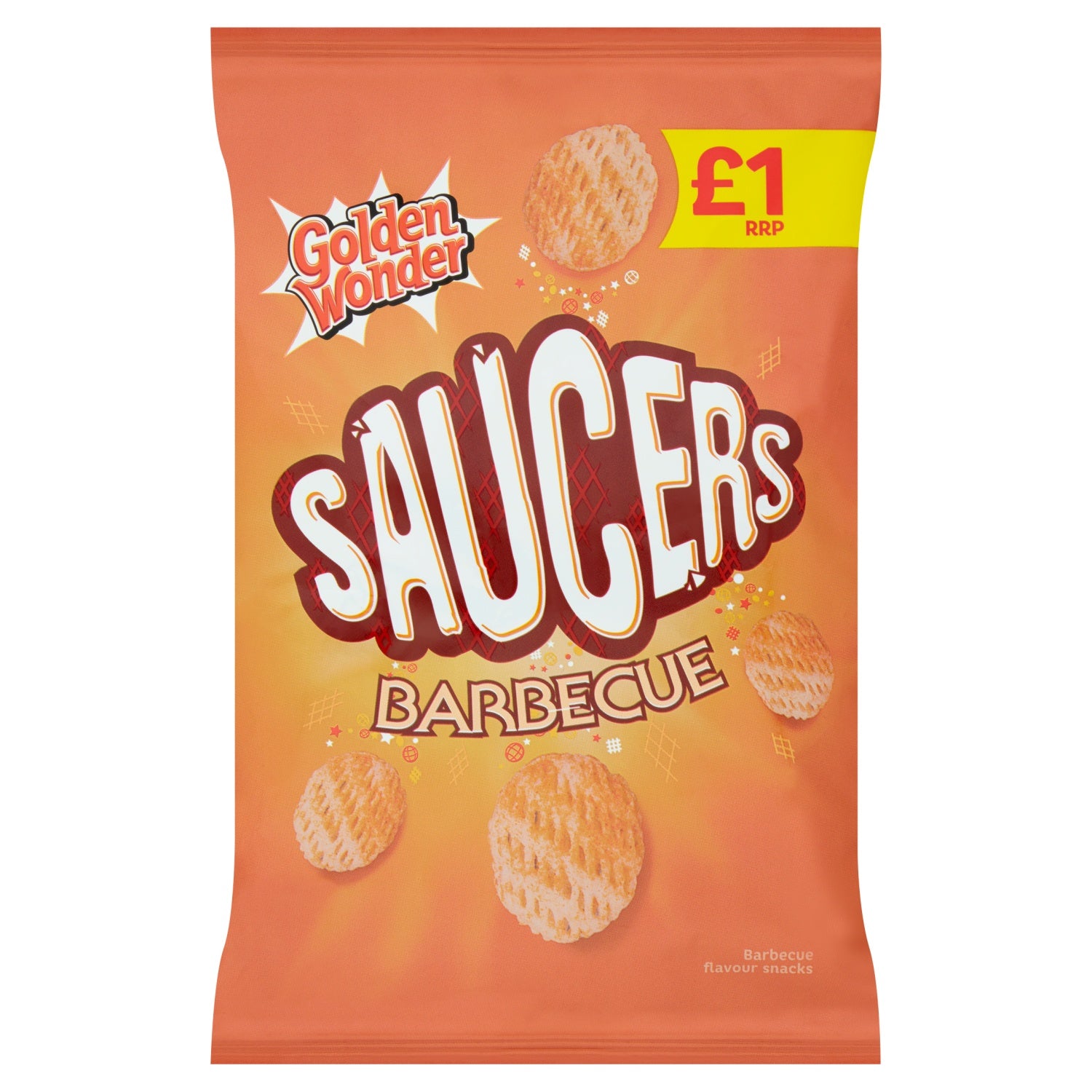 Golden Wonder Saucers Barbecue 65g PMP1.00