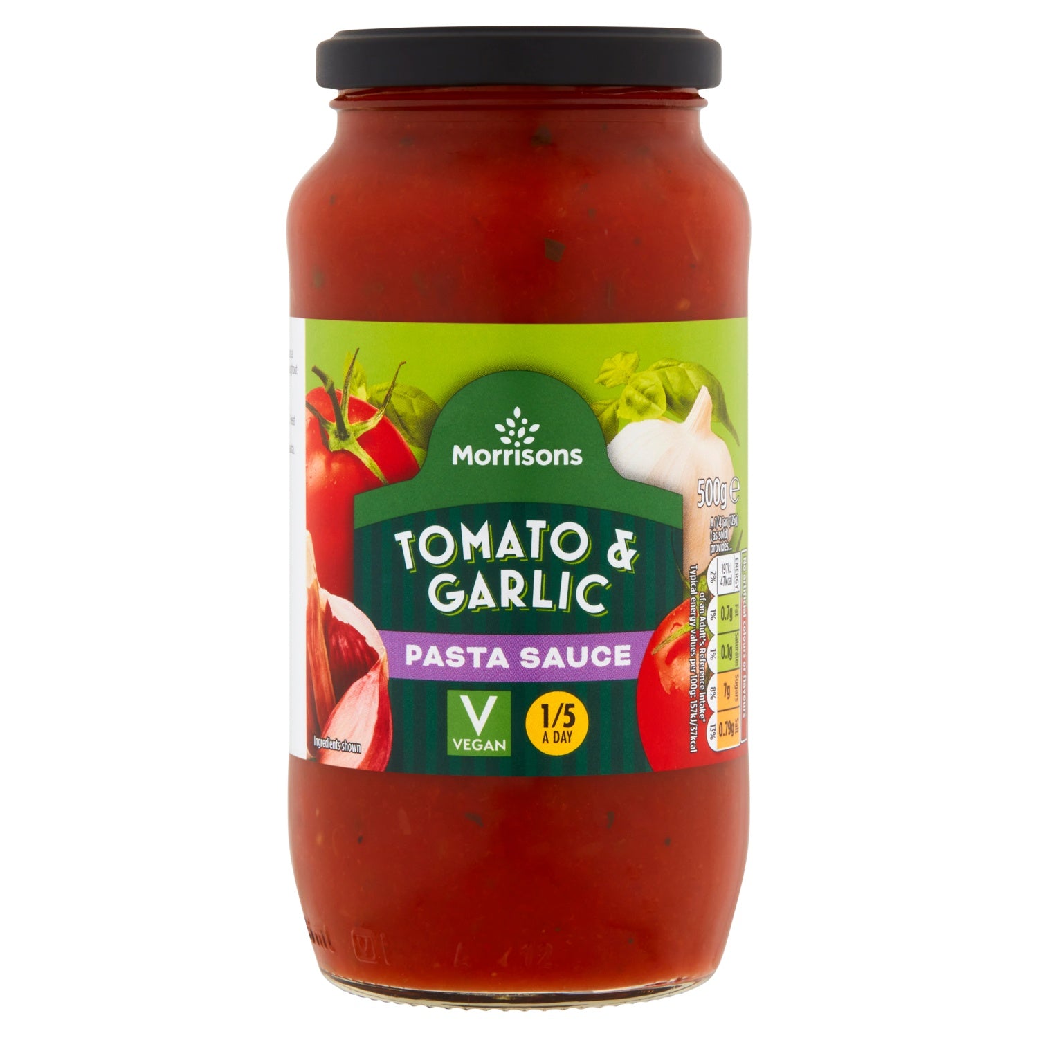 Morrisons Tomato & Garlic Pasta Sauce 500g