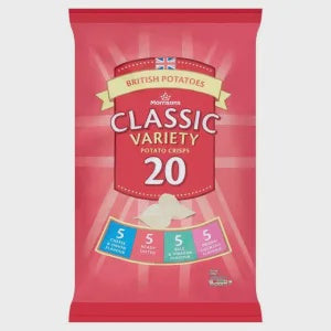 Morrisons Variety Mix Crisps 20 x 25g