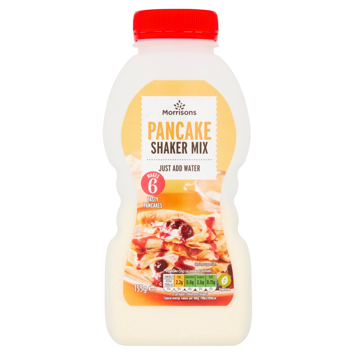 M Plain Pancake Shaker Bottle 155g