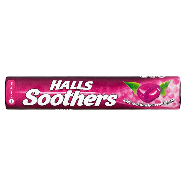 Halls Soothers Blackcurrant Sweets