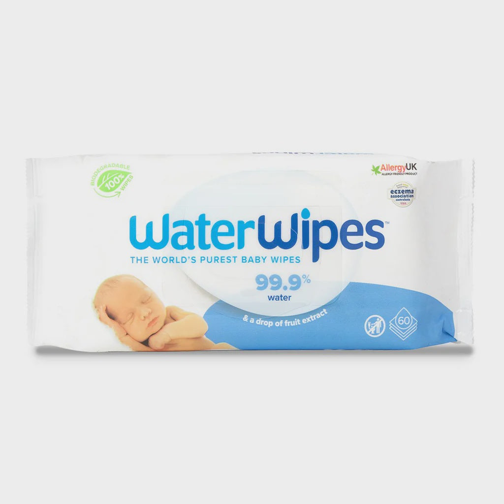 Waterwipes Newborn Biodegradable Baby Wipes 60pk