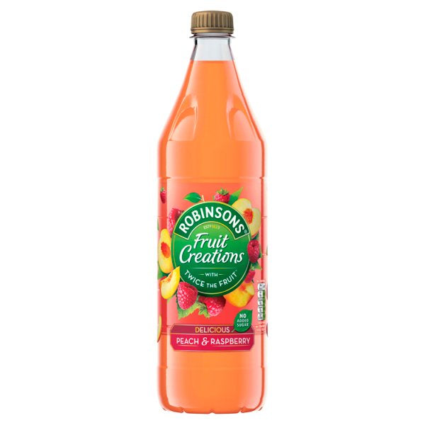 Robinsons Fruit Creations Delicious Peach & Raspberry 1L