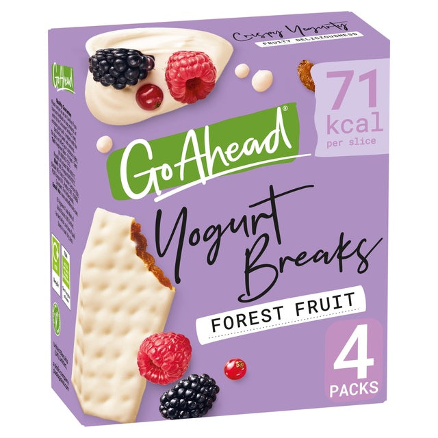 Go Ahead Yoghurt Breaks Forest Fruit Snack Bars 4 x 35.5g