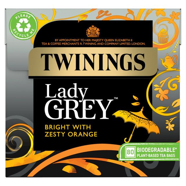 Twinings Lady Grey Tea Bags 80pk