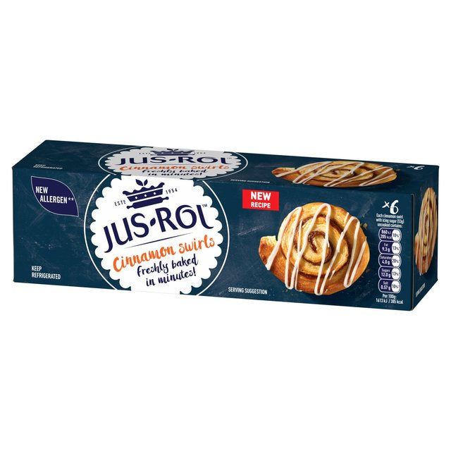 Jus Roll Cinnamon Swirl Kit  6pk 280g