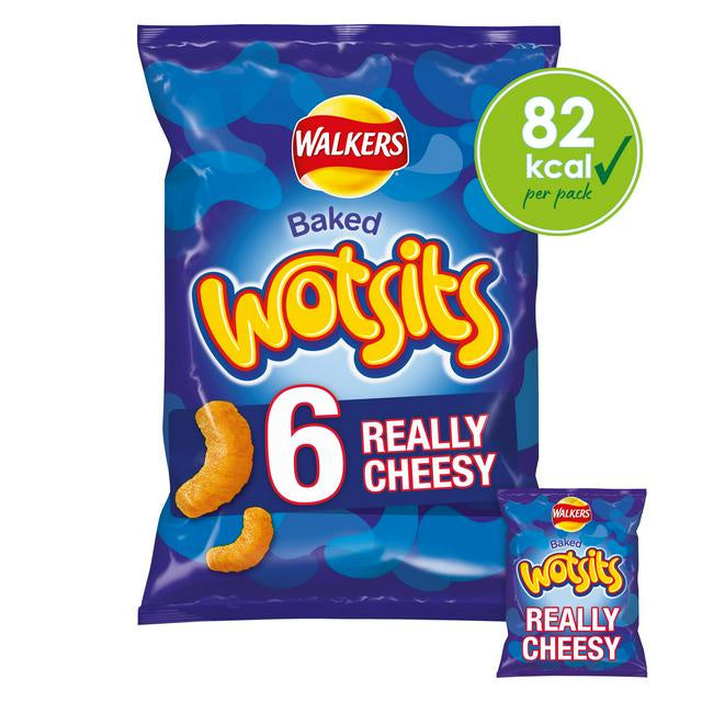 Walkers Wotsits Really Cheesy 6pk