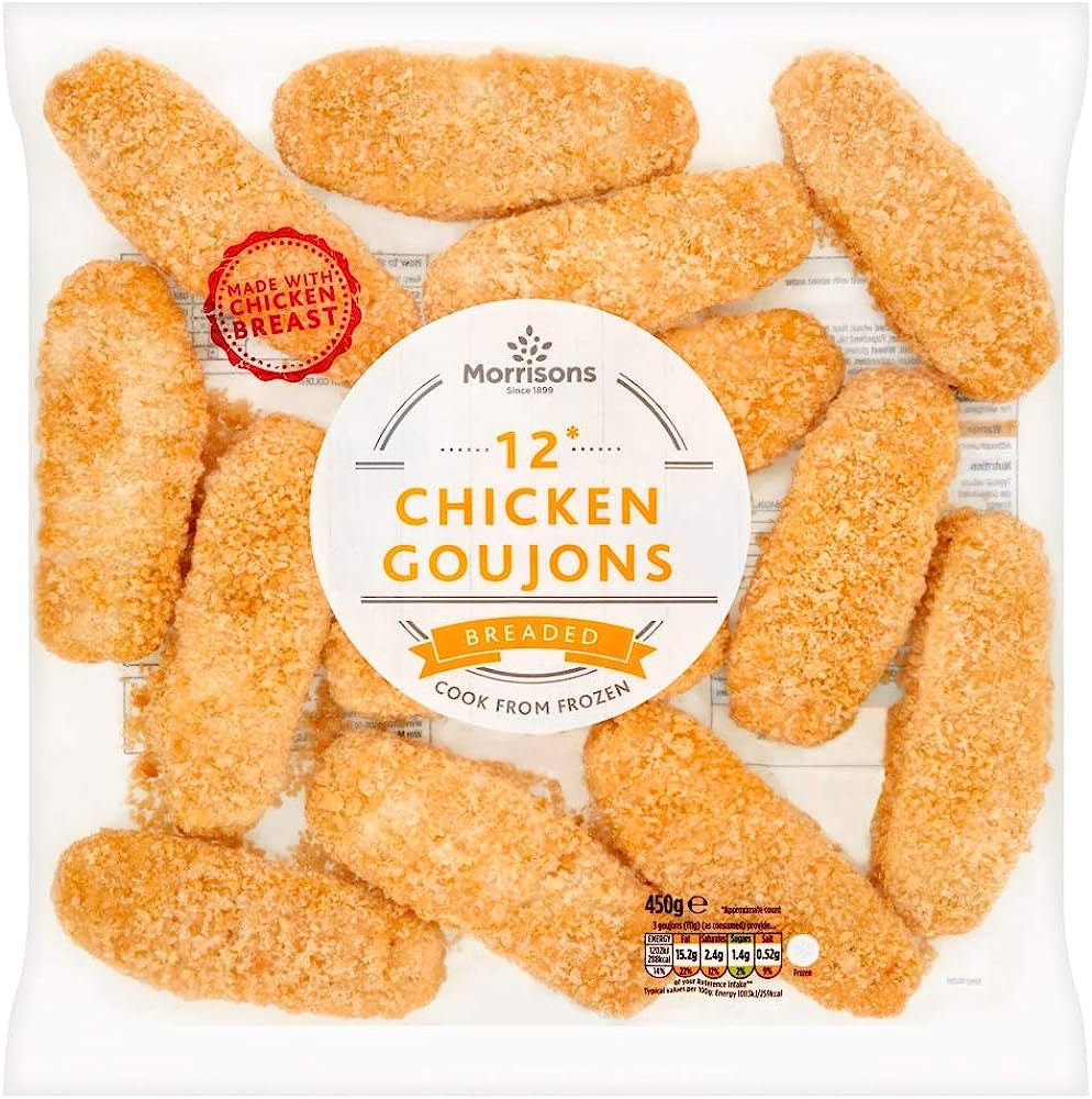 Morrisons 12 Breaded Chicken Goujons 450g