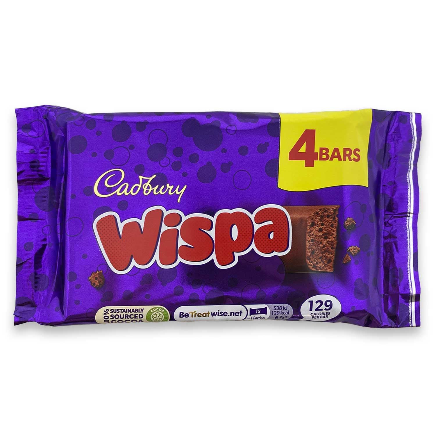 Cadbury 4 Wispa Bars 94.8g