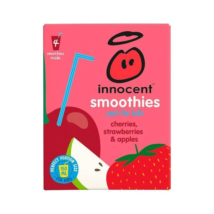 Innocent Kids Cherry  Strawberry 4 x 150ml