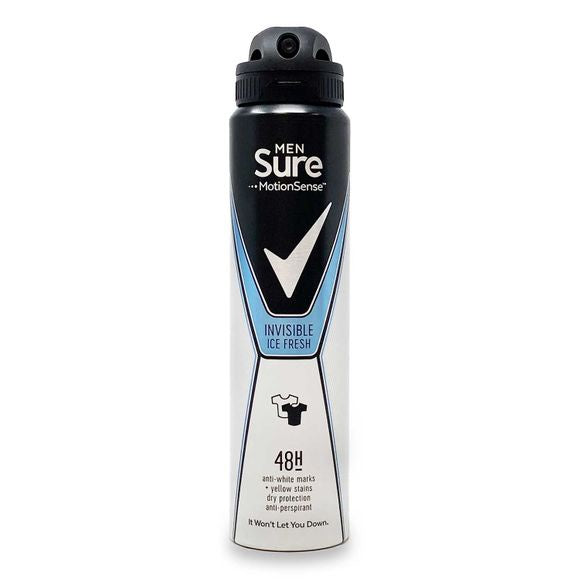 Sure Men Anti-Perspirant Deodorant Invisible Ice 200ml