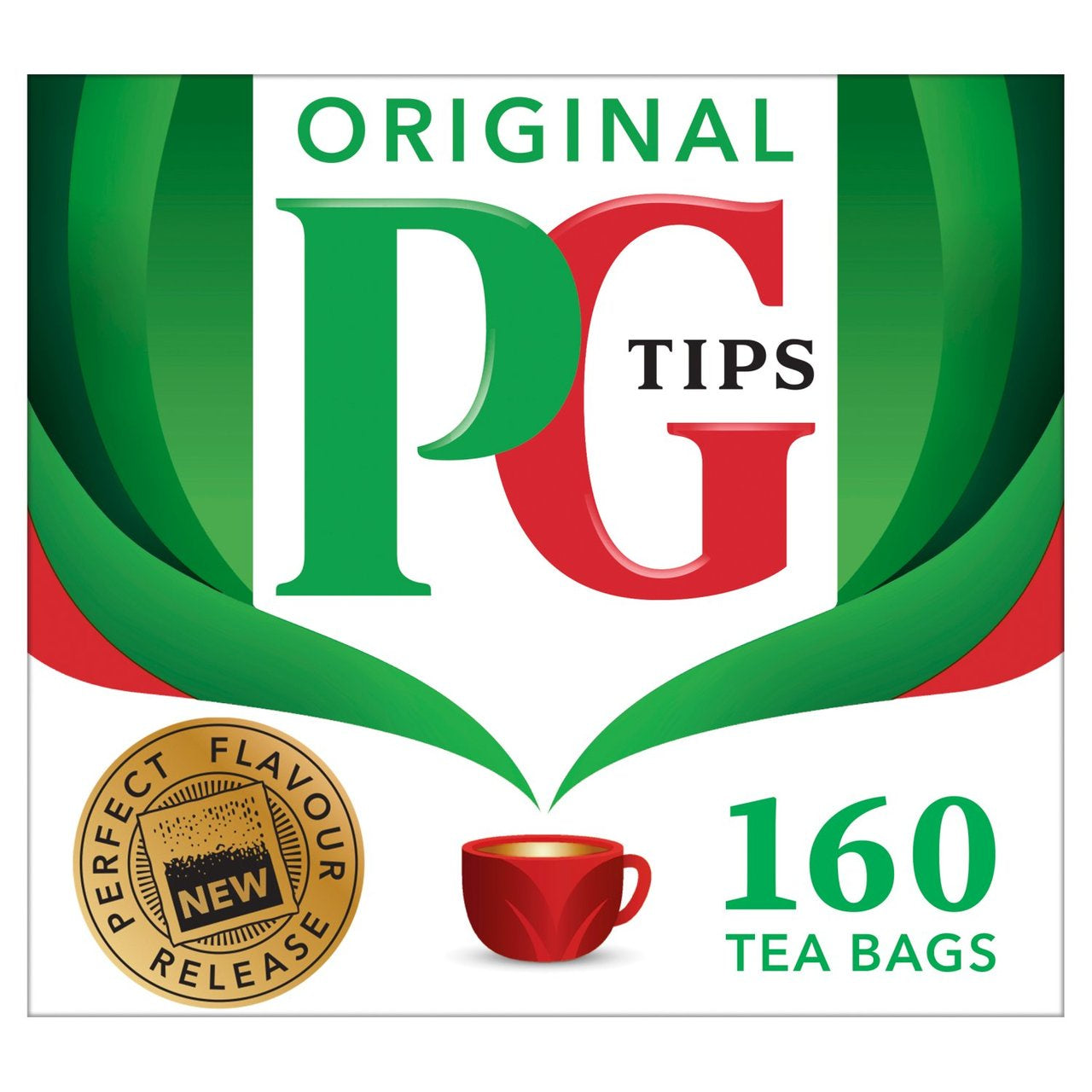 PG Tips Original 160 Tea Bags 464g