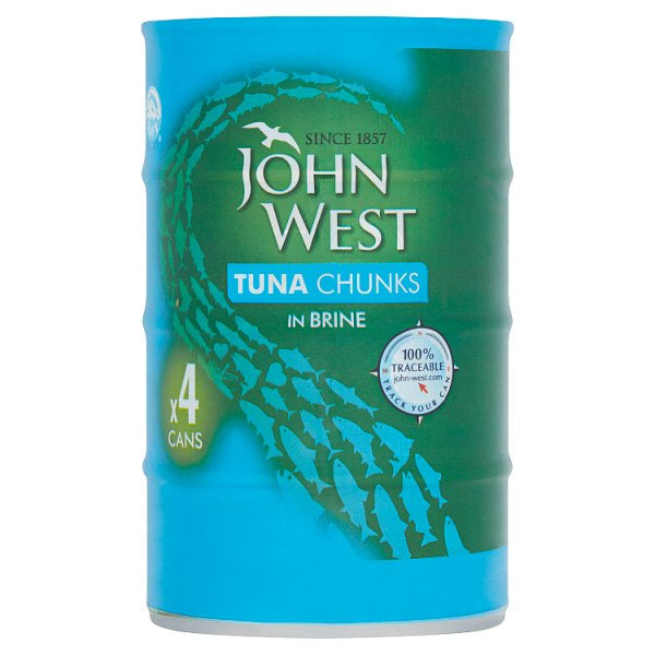 John West Tuna Chunks In Brine 4 x 145g