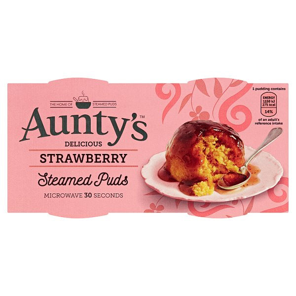 AUNTYS STRAWBERRY PUDDING 95g