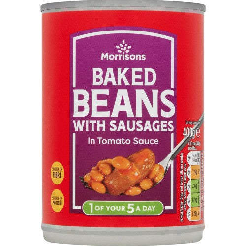 M Baked Beans & Sausages 400g