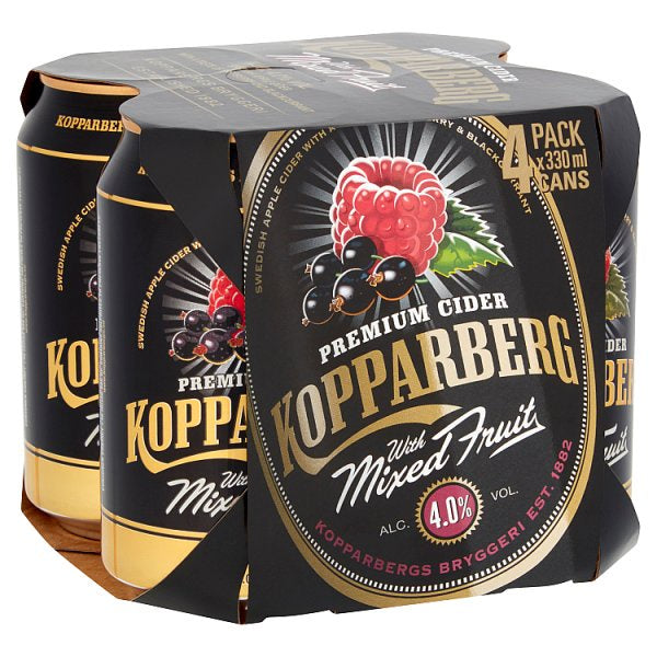 Kopparberg With Mixed Fruits 4 x 330ml 4%