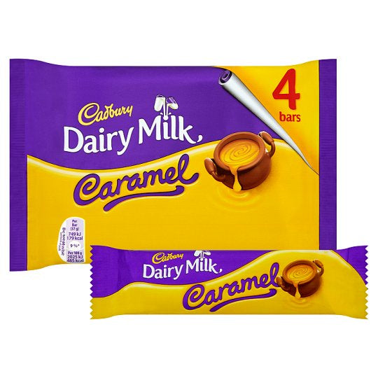 Cadbury 4 Dairy Milk Caramel