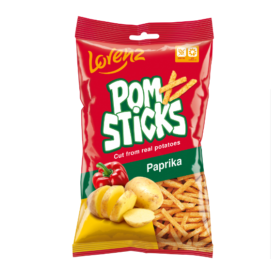 Lorenz Pomsticks Paprika 85G