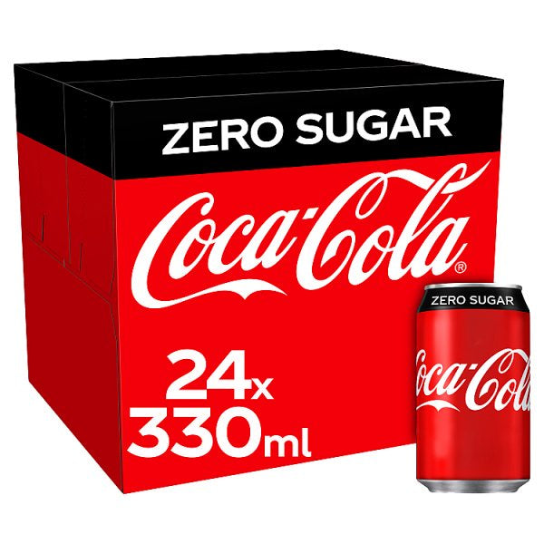 Coca Cola Zero Cans 24 x 330ml