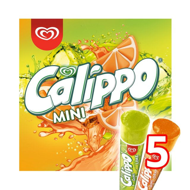 Calippo Mini Orange Lime Ice Lollies 5 x 80ml