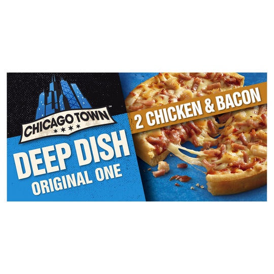 Chicago Town Deep Dish Chcken & Bacon Club 2 x 156g