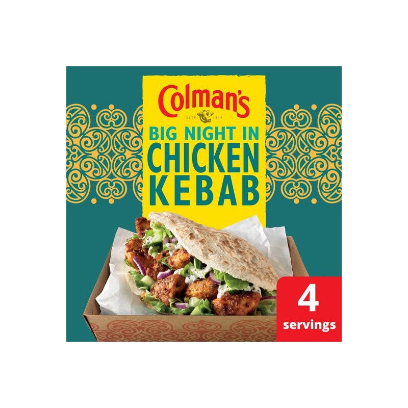 Colmans Big Night In Chicken Kebabs 30g