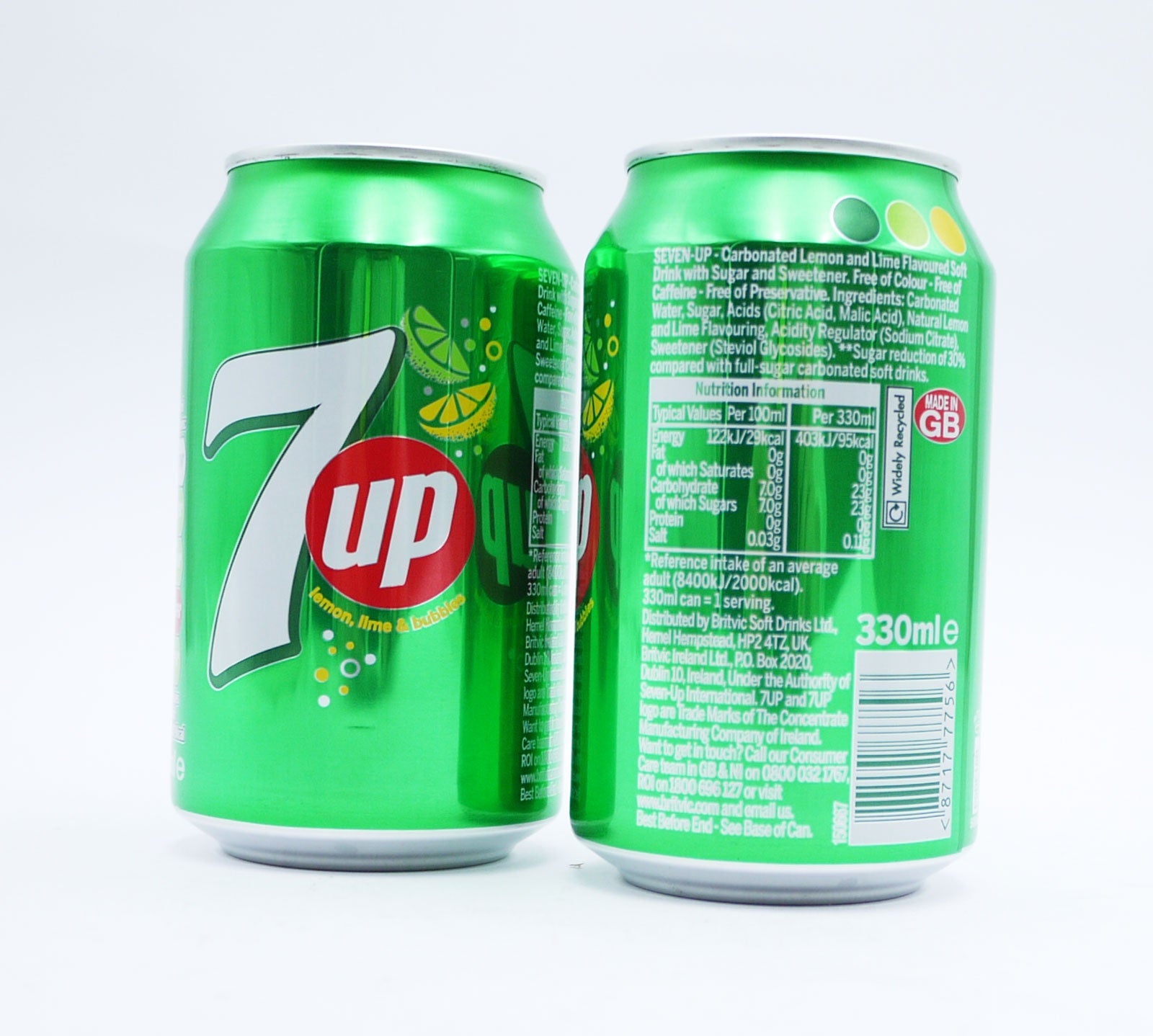 7up Reg Cans Tray 24x330ml