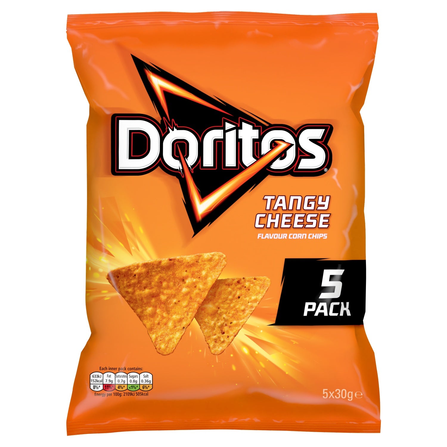 Doritos Tangy Cheese 5 x 30g