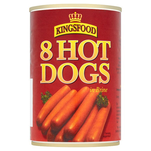 Kingsfood Hot Dogs 8pk (400g)