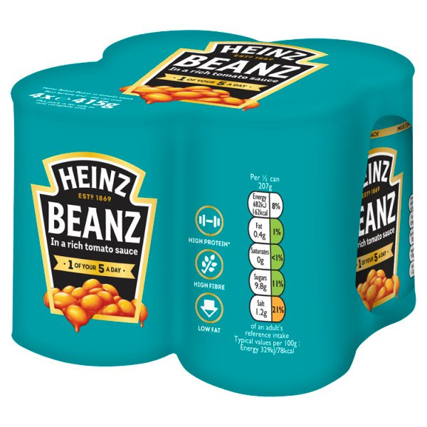 Heinz Beanz 4 x 415g