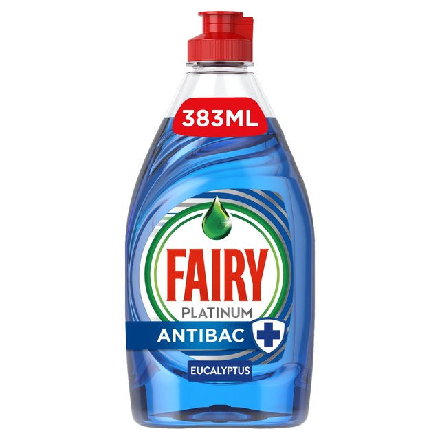 Fairy Antibacterial Washing Up Liquid Eucalyptus 383ml