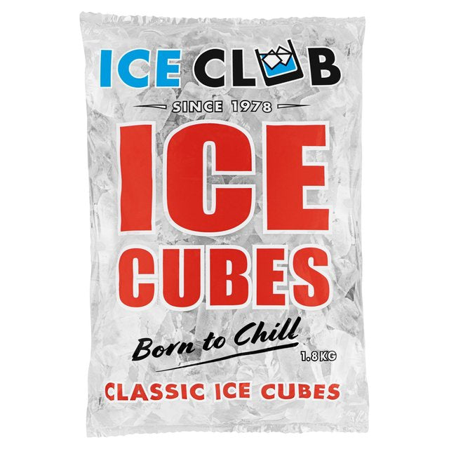 Ice Club Classic Ice Cubes 1.8kg