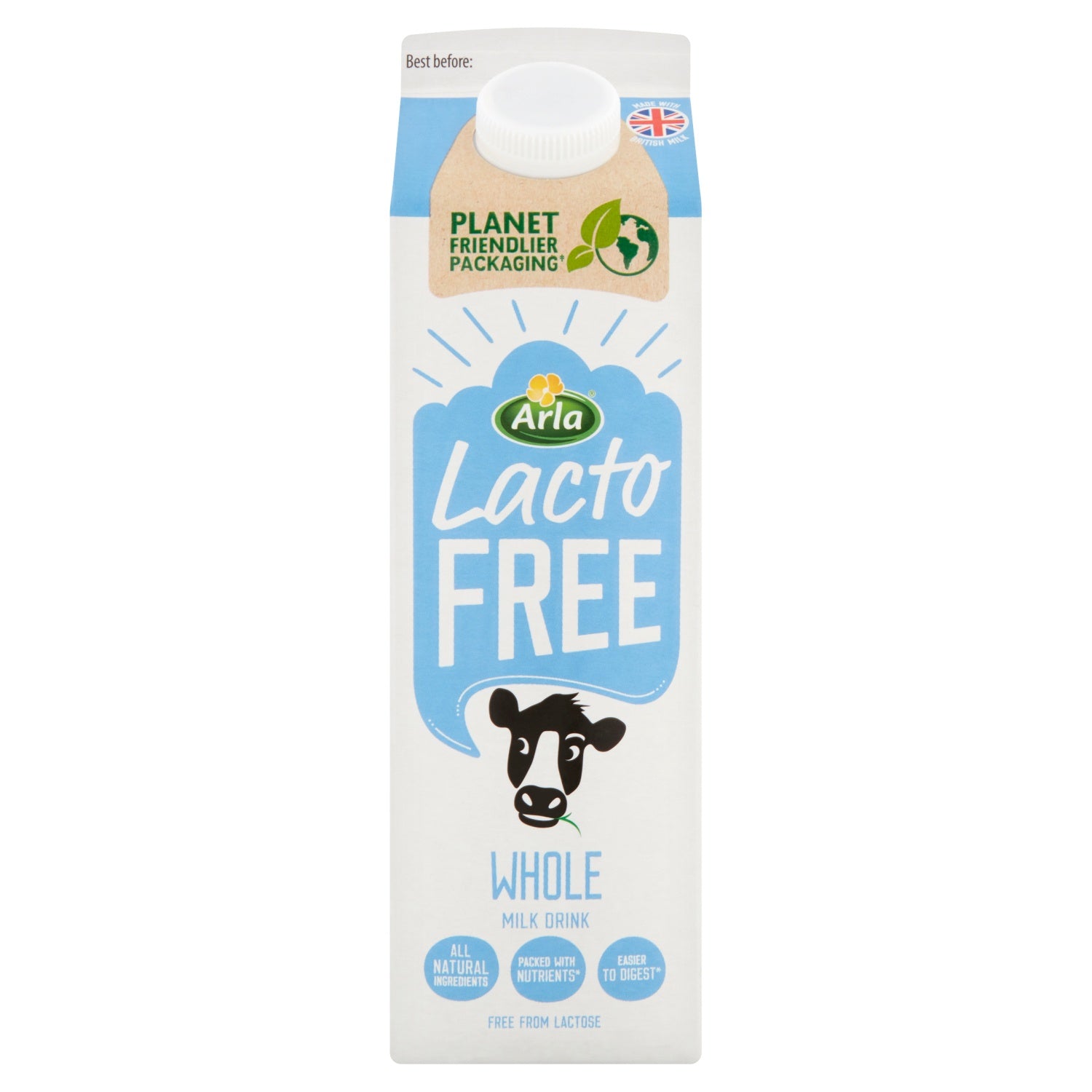 Arla Lactofree Whole Fresh Milk 1L