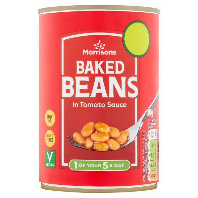 Morrisons Baked Beans In Tomato Sauce 410g