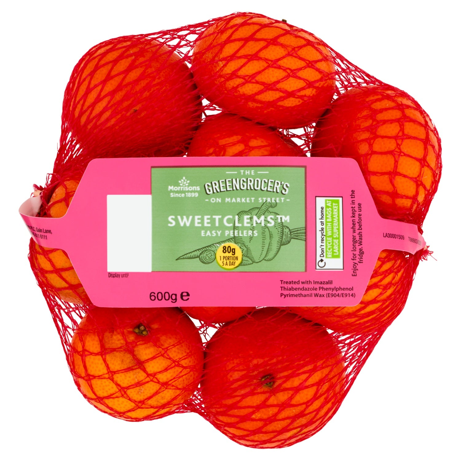 Morrisons Sweetclem Easy Peelers 600g