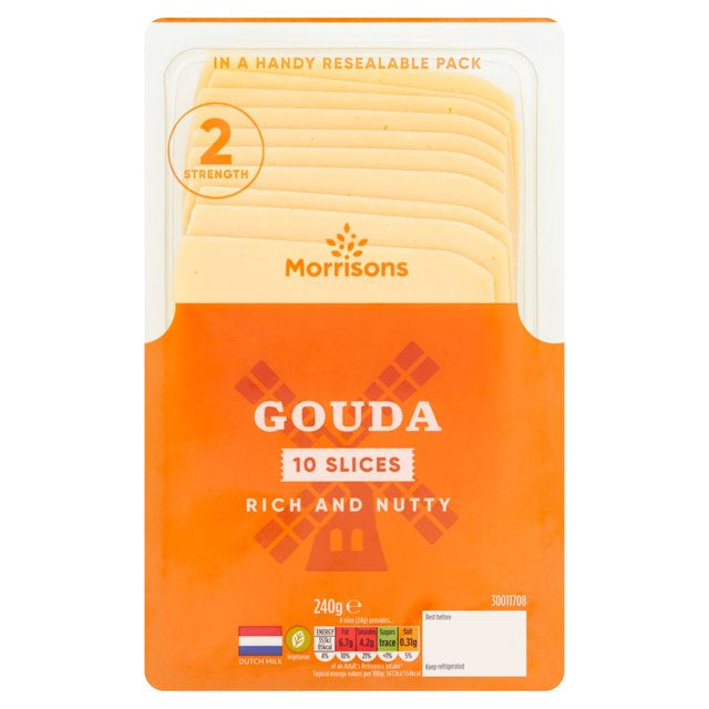 Morrisons Gouda Slices 240g