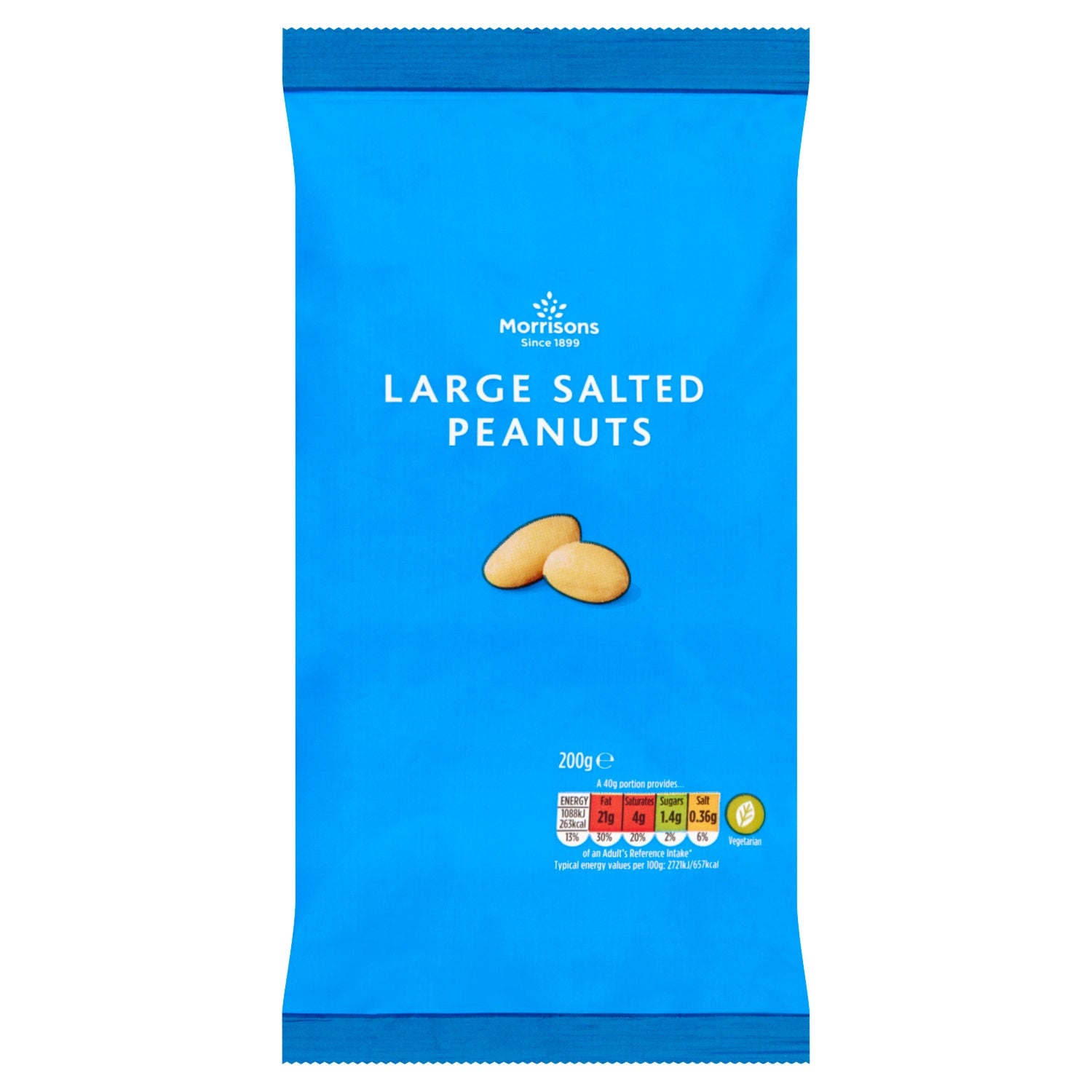 Morrisons Jumbo Salted Peanuts 200g