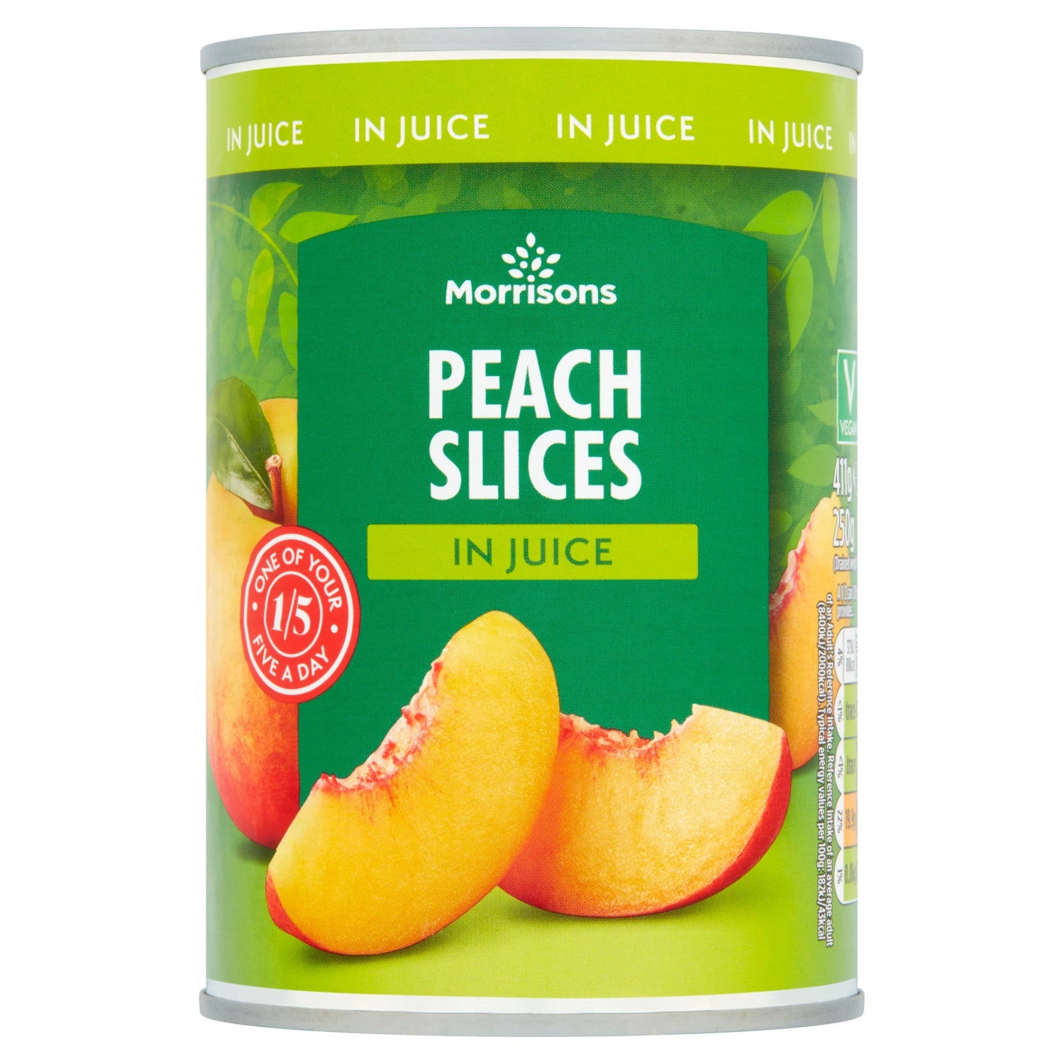 Morrisons Peach Slices In Juice 411g